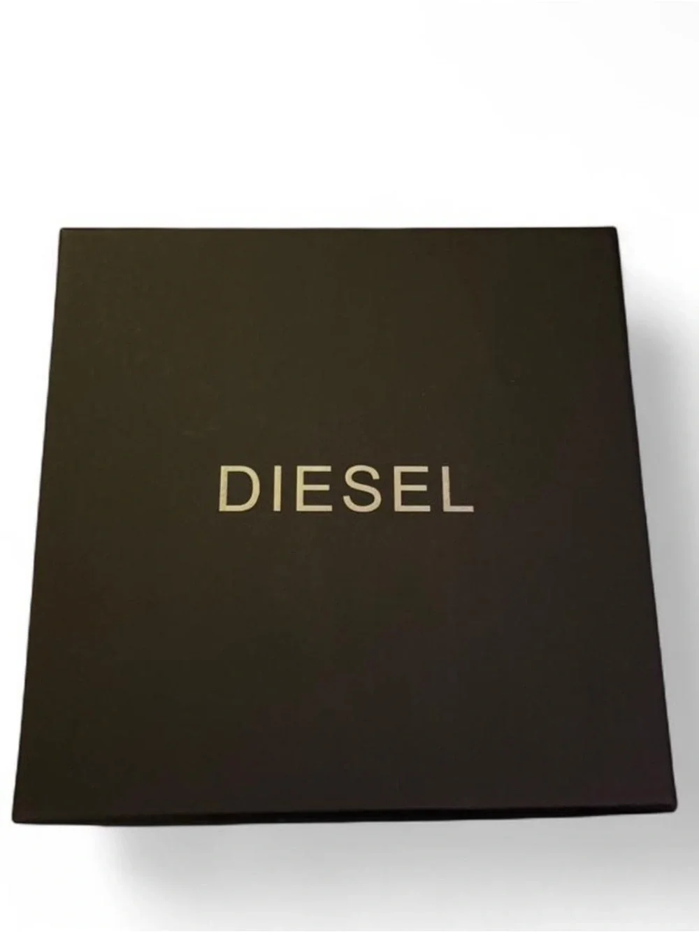 DIESEL Black Leather Belt with silver Oval Buckle - Picture 4 of 4